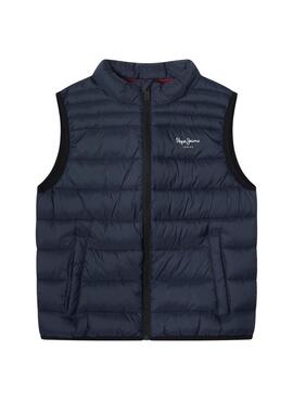 Chaleco Pepe Jeans acolchado Ahron marino de niño
