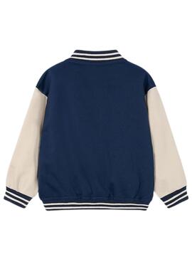 Bomber Mayoral varsity azul para niño
