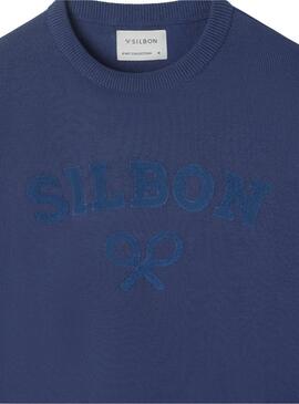 Jersey Silbon Raqueta azul para hombre