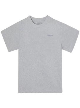 Camiseta Silbon Tennis Society gris para hombre