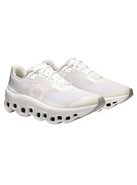 Zapatillas On Cloudmonster Void blanco para mujer