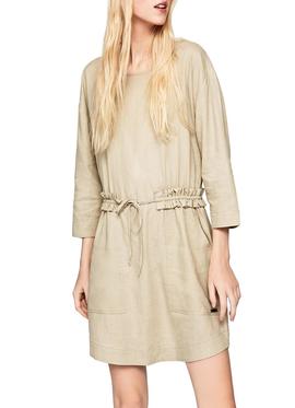 Vestido Pepe Jeans Pamela Beige Mujer