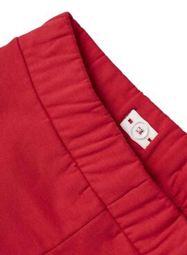 Pantalones anchos Name It Noriana rojo para niña
