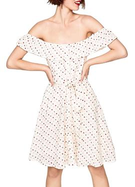 Vestido Pepe Jeans Rina Beige Mujer