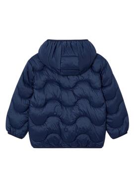 Chaquetón Mayoral soft marino para niña