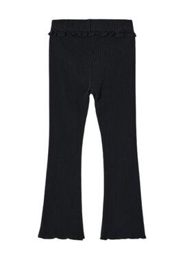 Leggings Mayoral canalé flare negro para niña