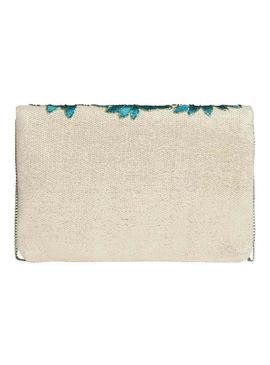 Bolso Naf Naf Bordado Beige