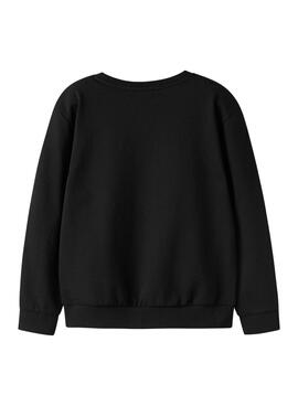 Sudadera Name It Noriana negro para niña