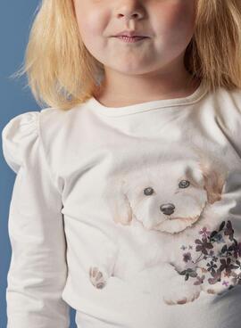 Camiseta Name It Ninea blanco para niña