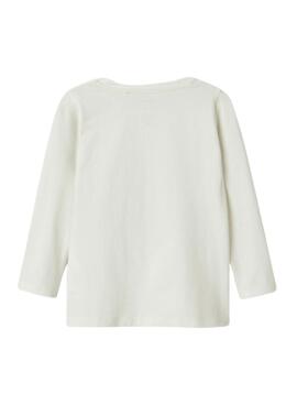 Camiseta Name It Nichola beige para niña