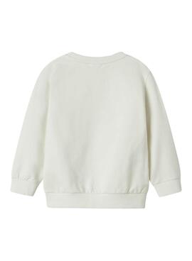 Sudadera Name It Notus blanco para niño