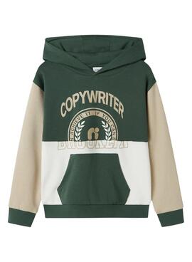 Sudadera Name It Nola verde para niño