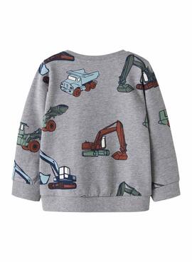 Sudadera Name It Nenean gris para niño