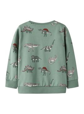 Sudadera Name It Nenean verde para niño
