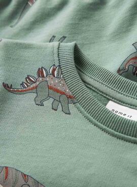 Sudadera Name It Nenean verde para niño
