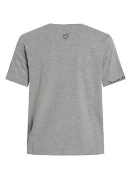 Camiseta Vila Videddy gris para mujer