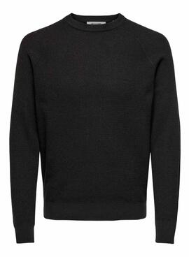Jersey Only and Sons Hay marrón para hombre