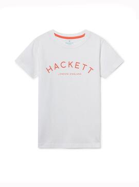 Camiseta Hackett Class Blanco Niño