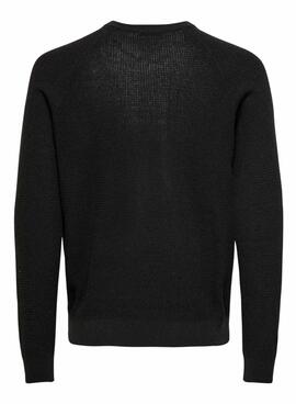 Jersey Only and Sons Hay marrón para hombre