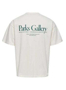 Camiseta Only and Sons Parker beige para hombre