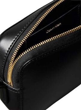 Bolso Calvin Klein cruzado logo monograma negro para mujer