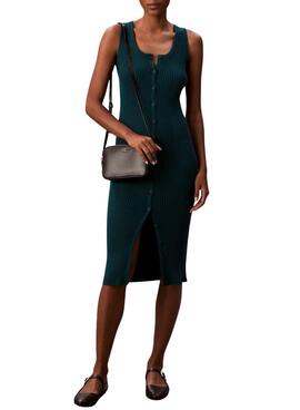 Bolso Calvin Klein cruzado logo monograma negro para mujer