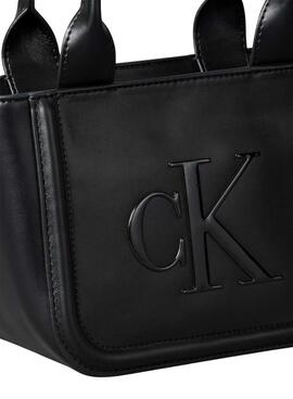 Bolso Calvin Klein Jeans Bold pequeño negro para mujer