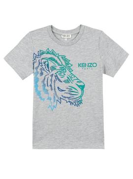 Camiseta Kenzo Floyd Gris Niño
