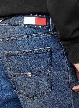 Pantalón vaquero Tommy Jeans Ryan BI0152 azul para hombre