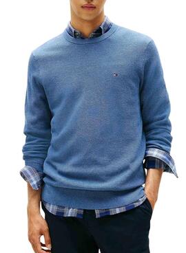 Jersey  Tommy Hilfiger Essential Structure azul para hombre