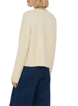 Jersey Only Katia beige para mujer