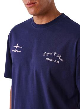Camiseta Project x Paris Member's Club violeta para hombre
