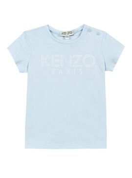 Camiseta Kenzo Logo BB Azul Niño