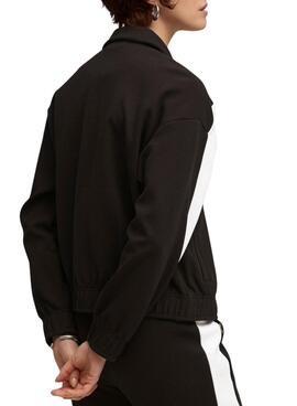 Chaqueta deportiva Puma T7 Relaxed negro para mujer