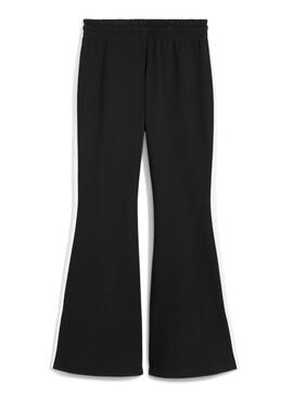 Pantalón Puma deportivo T7 acampanado negro para mujer