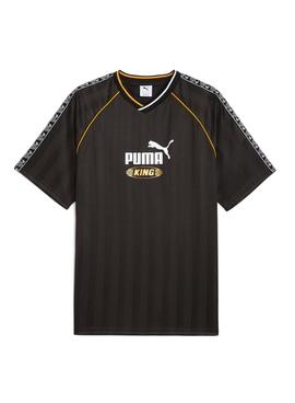 Camiseta Puma King Football negro para mujer