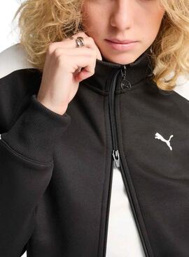Chaqueta deportiva Puma T7 negra para mujer