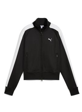 Chaqueta deportiva Puma T7 negra para mujer