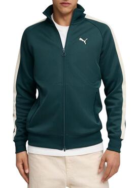 Chaqueta deportiva Puma T7 Always On verde para hombre