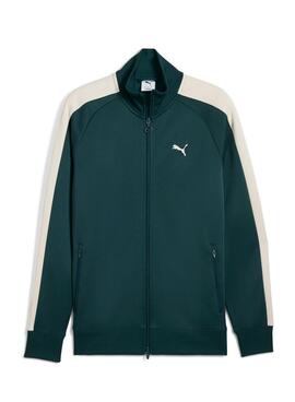 Chaqueta deportiva Puma T7 Always On verde para hombre