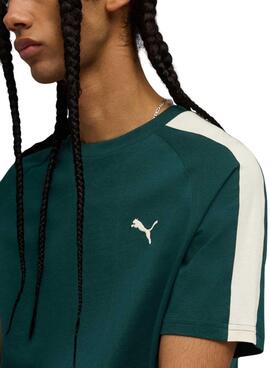 Camiseta Puma T7 verde para hombre