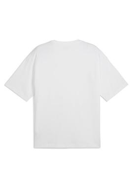 Camiseta Puma Wardrobe Boxy blanco para hombre