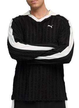 Polo Puma T7 Relaxed negro para hombre