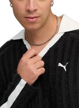 Polo Puma T7 Relaxed negro para hombre