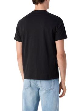 Camiseta Calvin Klein Redbox negro para hombre