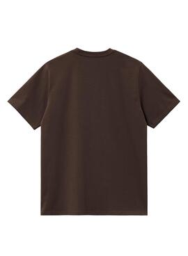 Camiseta Carhartt Chase marrón para hombre