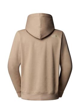 Sudadera The North Face Drew Peak con capucha camel para hombre