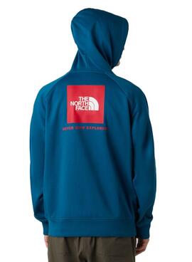 Sudadera The North Face Raglan Box con capucha camel para hombre