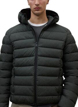 Cazadora acolchada Ecoalf Aspen verde oscuro para hombre