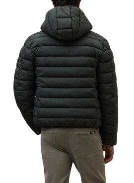 Cazadora acolchada Ecoalf Aspen verde oscuro para hombre
